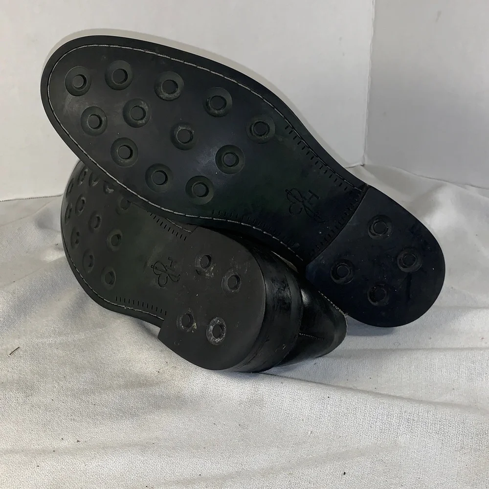 Cole Haan Black Leather Slip-On Dress Loafers